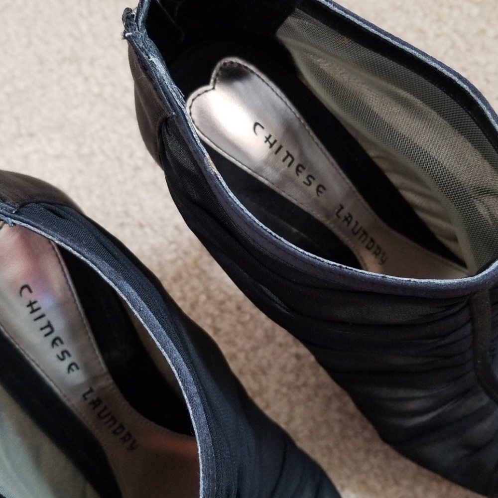 Platform Open Toe Bootie - image 8